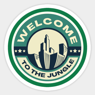 Jungle Skyline Sticker
